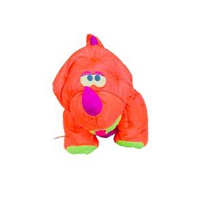 VNTG Fisher Price Puffalump Orange Dinosaur Baby Roar